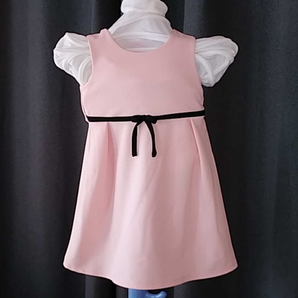 Bonnie Jean pink and black dress size 4